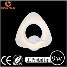 Applique da parete LED moderna in acrilico 9W bianco o bianco caldo
