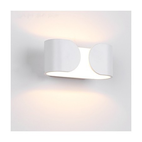 Applique da parete LED 6W bianca in metallo