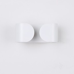 Applique da parete LED 6W bianca in metallo