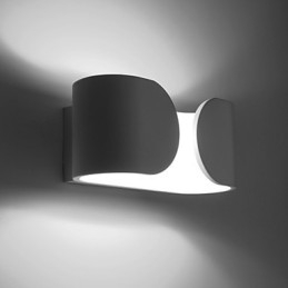 Applique da parete LED 6W bianca in metallo