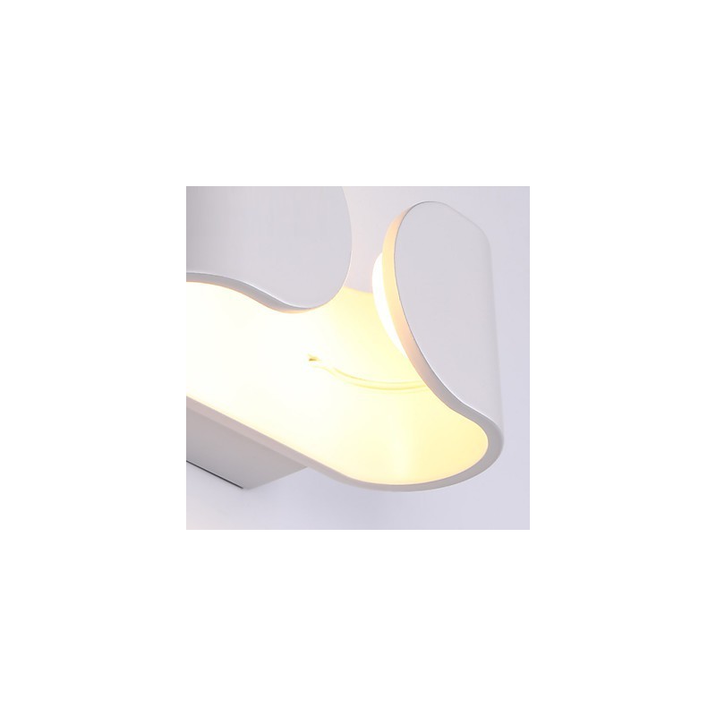 Applique da parete LED 6W bianca in metallo
