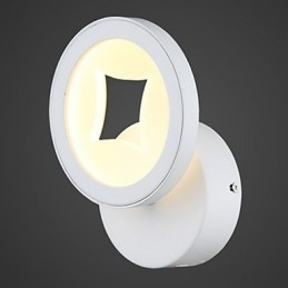 Applique da parete moderna a filo LED in acrilico 9 W