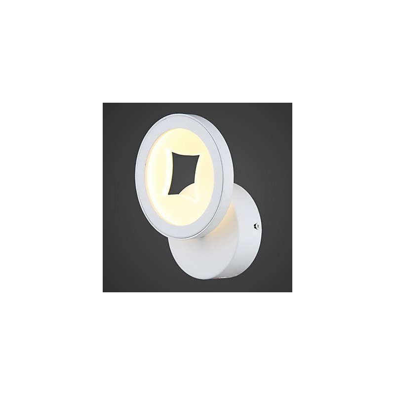 Applique da parete moderna a filo LED in acrilico 9 W