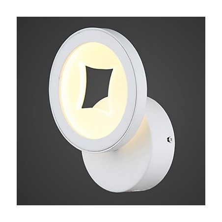 Applique da parete moderna a filo LED in acrilico 9 W