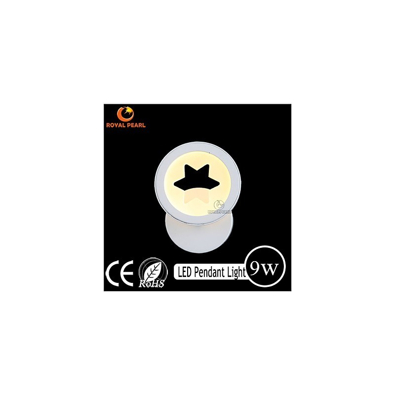 Applique da parete LED moderna in acrilico 9W, 210x75x200 mm