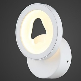 Applique da parete LED rotonda moderna 9 W