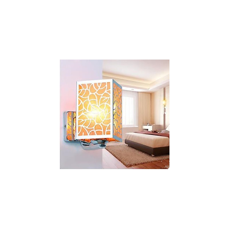 Applique da parete LED singola cromata