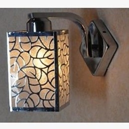 Applique da parete LED singola cromata