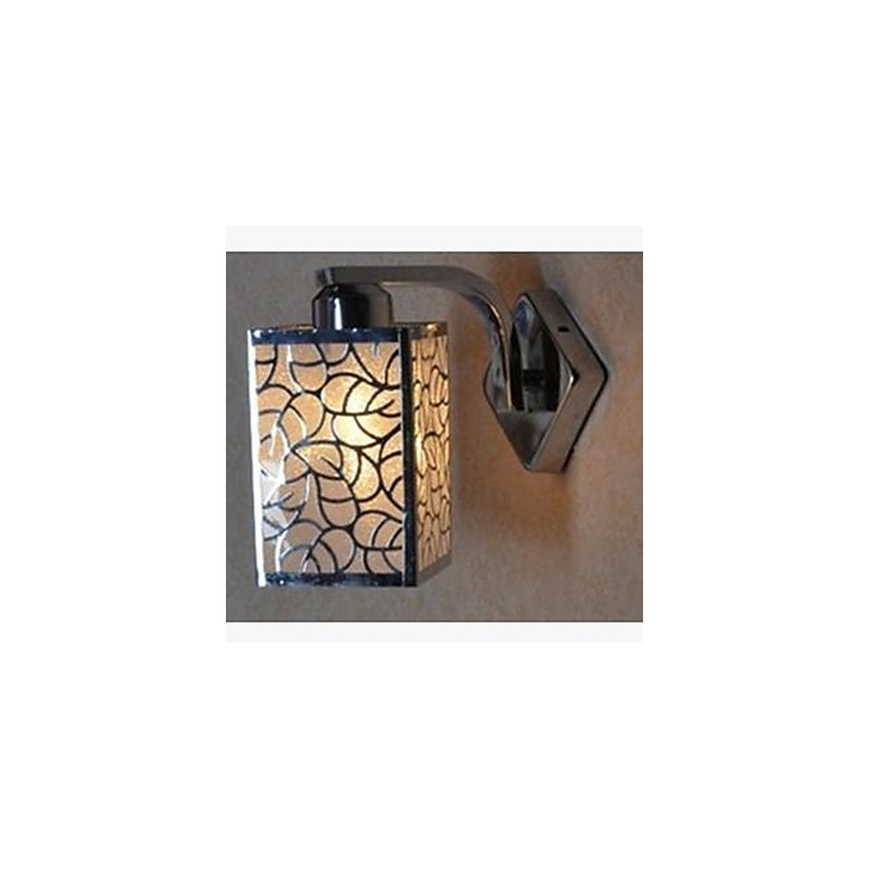 Applique da parete LED singola cromata