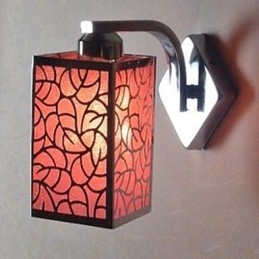 Applique da parete LED singola cromata