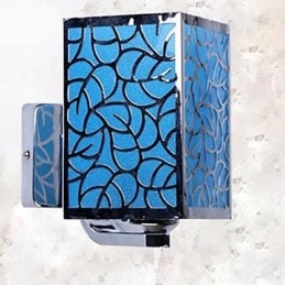 Applique da parete LED singola cromata