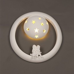 Applique da parete moderna in metallo per camera bambini e portico