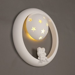 Applique da parete moderna in metallo per camera bambini e portico