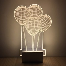 Applique da parete a filo moderna in metallo bianco con LED integrato