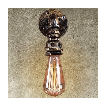 Applique da parete classica in metallo bronzo mini 10 cm