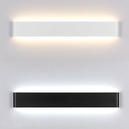 Applique da parete moderna in metallo, LED integrato, 40 W, 24 cm
