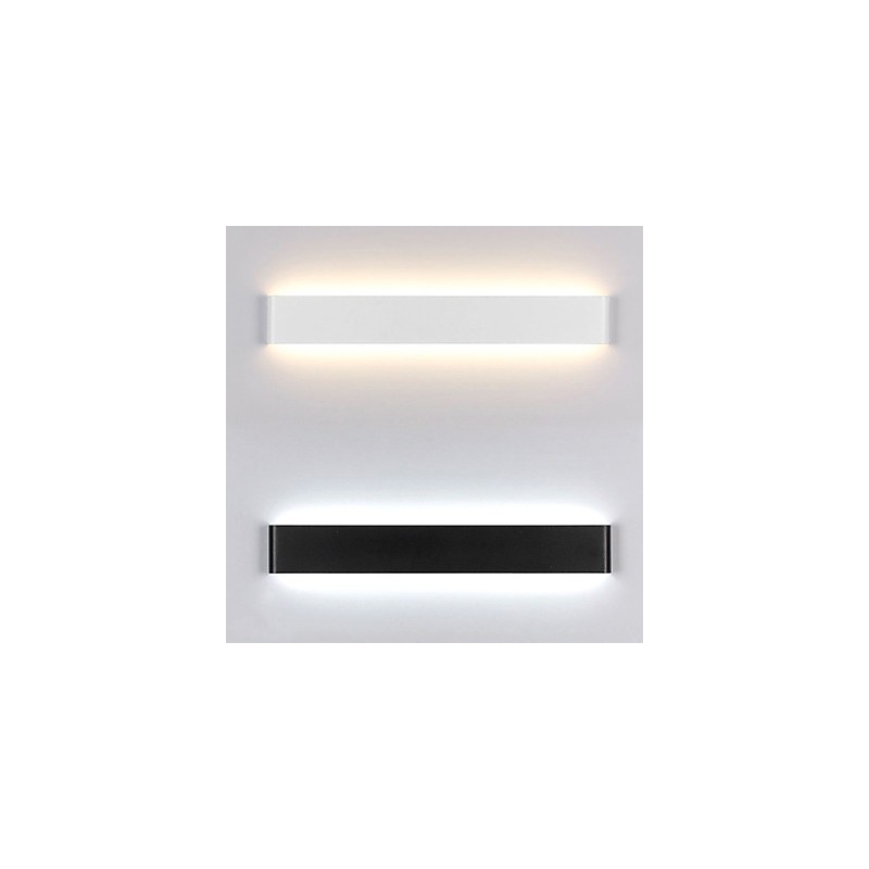 Applique da parete moderna in metallo, LED integrato, 40 W, 24 cm