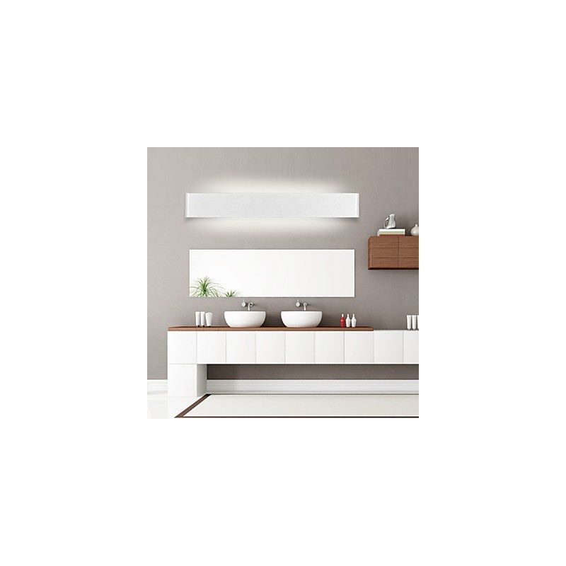 Applique da parete moderna in metallo, LED integrato, 40 W, 24 cm