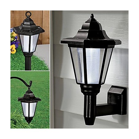 Applique da parete solare LED da esterni con sensore per giardino, percorso e cortile