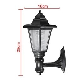 Applique da parete solare LED da esterni con sensore per giardino, percorso e cortile