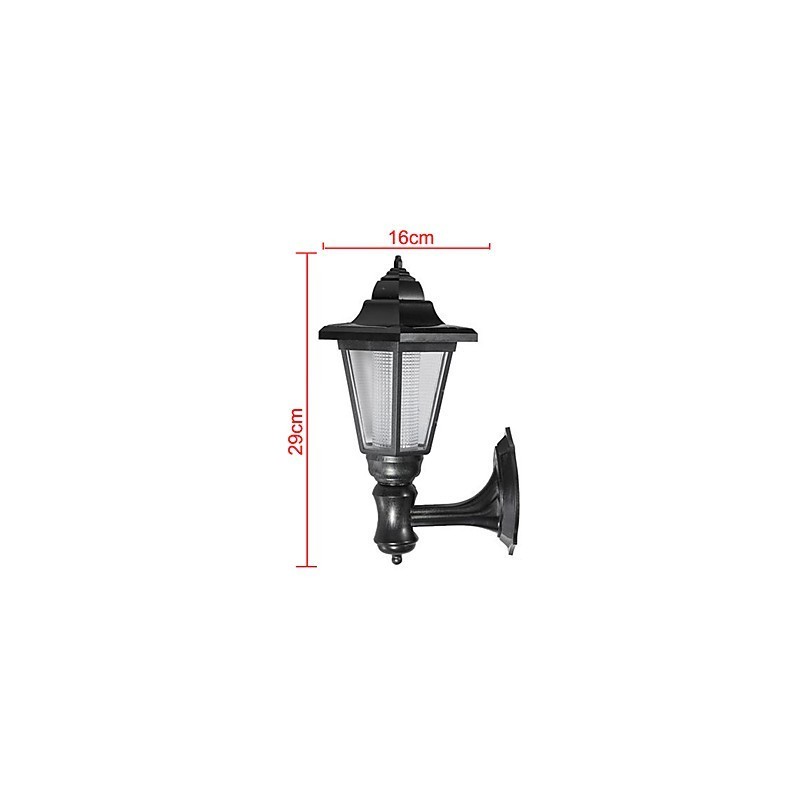 Applique da parete solare LED da esterni con sensore per giardino, percorso e cortile