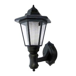 Applique da parete solare LED da esterni con sensore per giardino, percorso e cortile