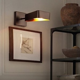 Applique da parete in ferro battuto stile industriale loft