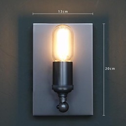 Applique da parete Edison in metallo stile industriale creativo
