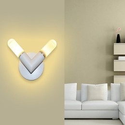 Applique da parete moderna contemporanea in metallo e vetro