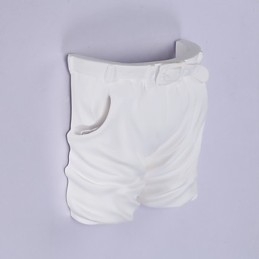 Applique da parete a filo per cameretta bambini, design creativo contemporaneo, forma pantaloni