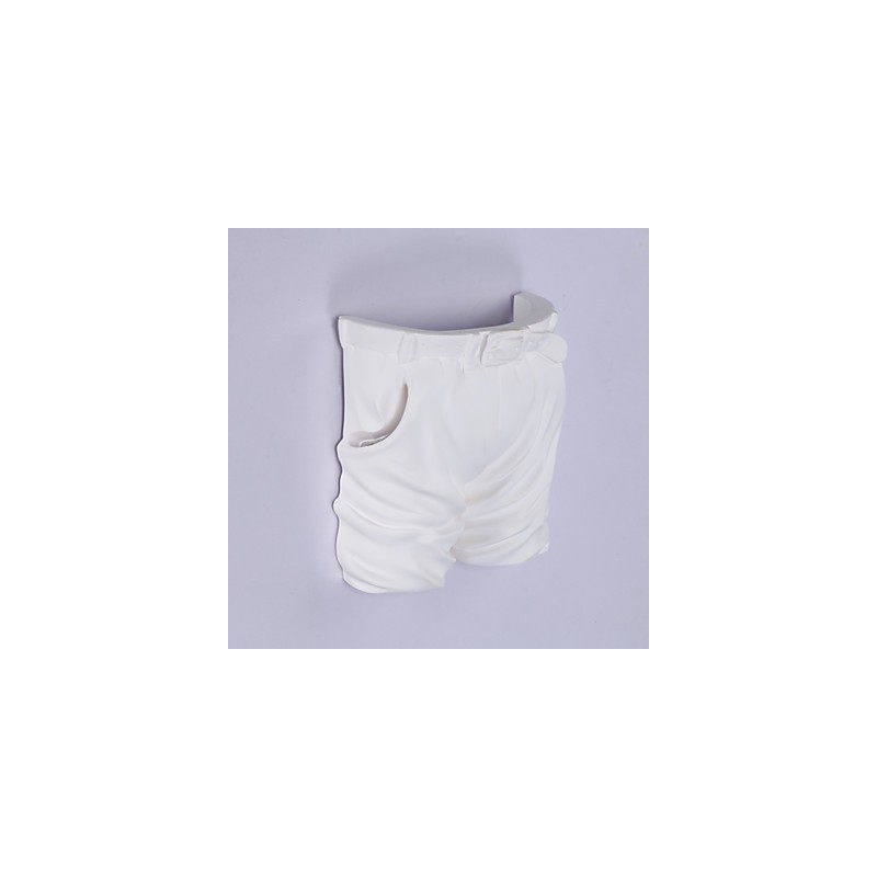 Applique da parete a filo per cameretta bambini, design creativo contemporaneo, forma pantaloni