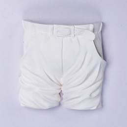 Applique da parete a filo per cameretta bambini, design creativo contemporaneo, forma pantaloni