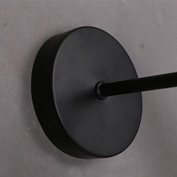 Applique da parete retrò in metallo a forma di pompelmo
