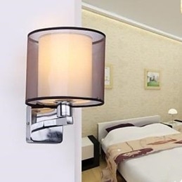 Applique da parete LED moderna/cotemporanea cromo, argento e bianca
