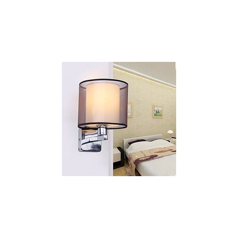 Applique da parete LED moderna/cotemporanea cromo, argento e bianca