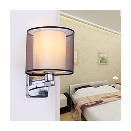 Applique da parete LED moderna/cotemporanea cromo, argento e bianca