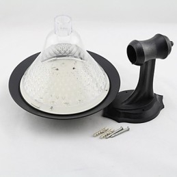 Applique da parete solare LED da esterno bianca con sensore