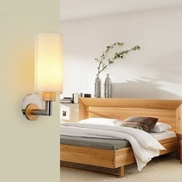 Applique da parete moderna in legno e bambù