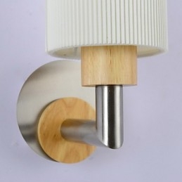 Applique da parete moderna in legno e bambù