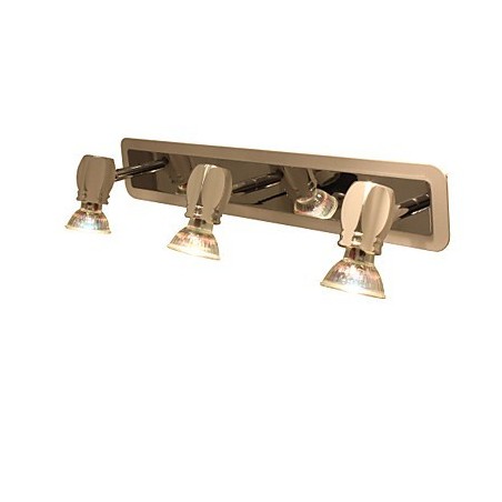 Applique da bagno cromata 3 luci GU10