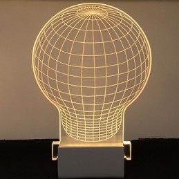 Applique da parete LED moderna contemporanea in metallo e vetro bianca