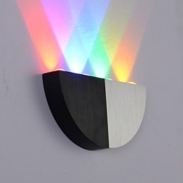 Applique da parete a filo moderna contemporanea in metallo e acrilico