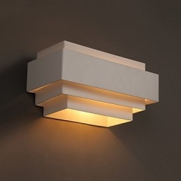 Applique da parete a filo in ferro battuto, stile moderno