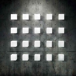 Applique da parete a filo LED Inception a cubo di Natale