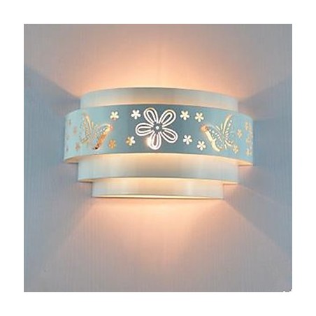 Applique da parete a filo LED mini moderna bianca E26/E27