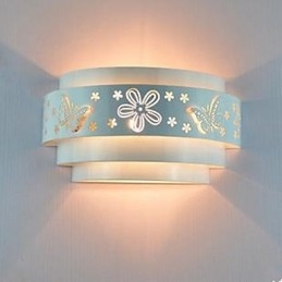 Applique da parete a filo LED mini moderna bianca E26/E27