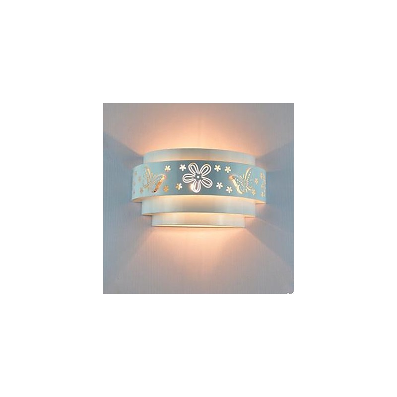 Applique da parete a filo LED mini moderna bianca E26/E27
