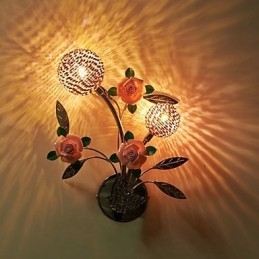 Applique da parete moderna in metallo e cristallo cromo 2 luci G4 LED bianco caldo