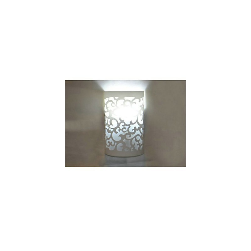 TUTTO BLU Applique da parete a filo moderna in acrilico bianco E26/E27 24 cm