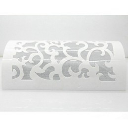 TUTTO BLU Applique da parete a filo moderna in acrilico bianco E26/E27 24 cm